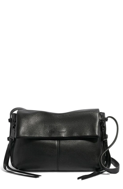 Shop Aimee Kestenberg Bali Leather Crossbody Bag In Black W/ Black