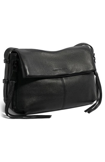 Shop Aimee Kestenberg Bali Leather Crossbody Bag In Black W/ Black