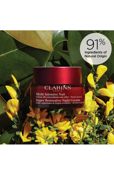 Shop Clarins Super Restorative Anti-aging Night Moisturizer