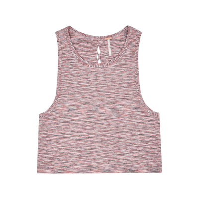 Shop Free People Best Of Us Space-dyed Knitted Tank In Multicoloured
