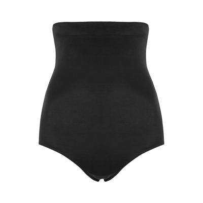 Shop Spanx Suit Your Fancy High-waisted Briefs In Black