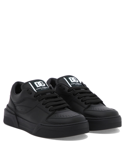 Shop Dolce & Gabbana "new Roma" Sneakers In Black