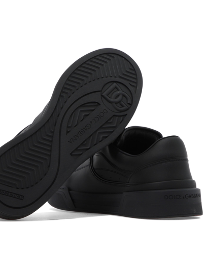 Shop Dolce & Gabbana "new Roma" Sneakers In Black