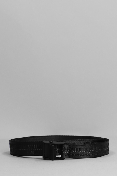 Shop Off-white Belts In Black Synthetic Fibers