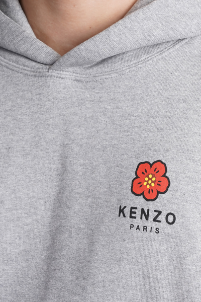 Shop Kenzo Sweatshirt In Grey Cotton