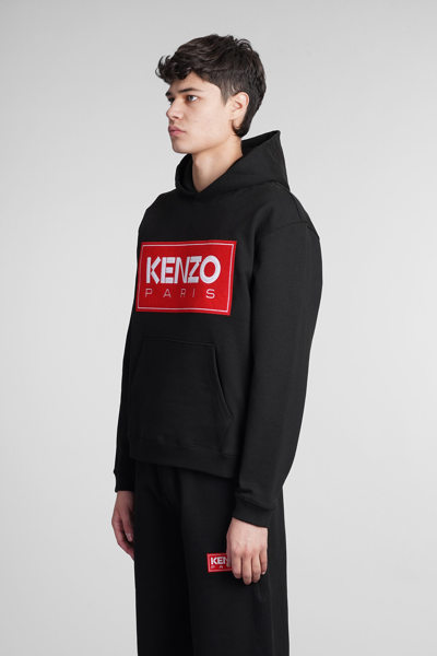 Shop Kenzo Sweatshirt In Black Cotton