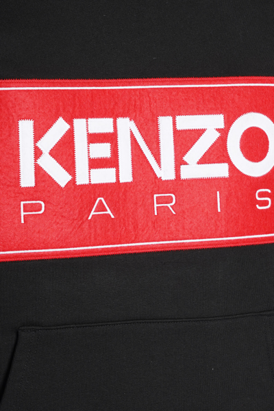 Shop Kenzo Sweatshirt In Black Cotton