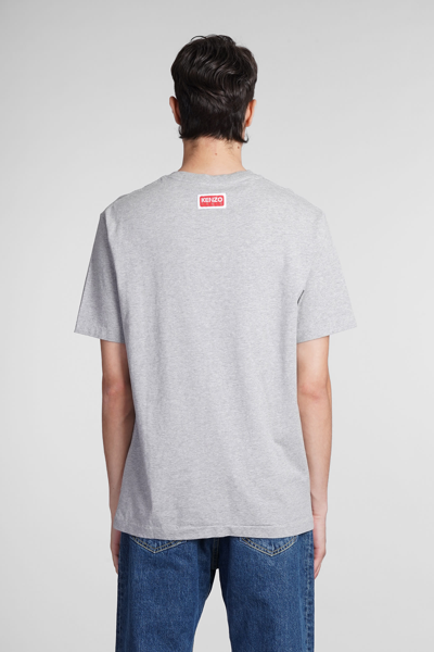 Shop Kenzo T-shirt In Grey Cotton