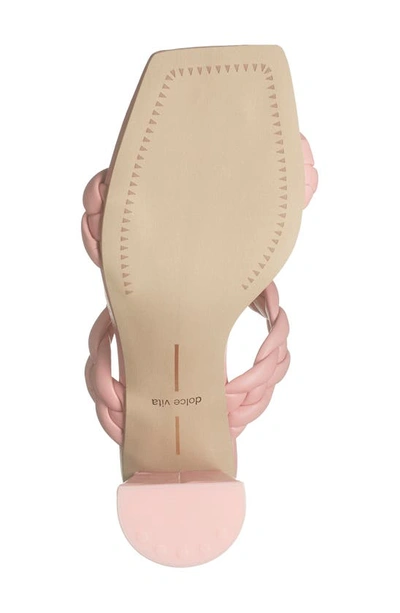 Shop Dolce Vita Paily Braided Heeled Sandal In Rose Stella