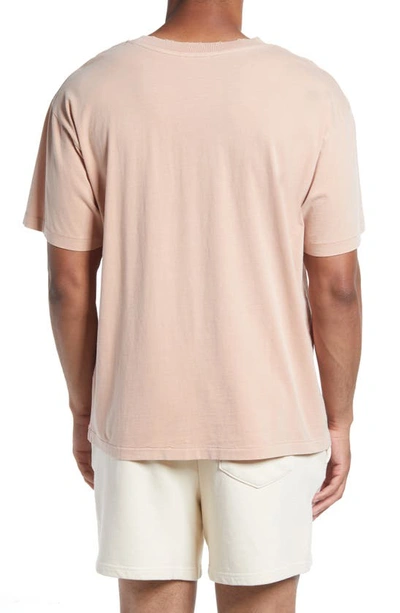 Shop Elwood Core Oversize Cotton Jersey T-shirt In Vintage Coral