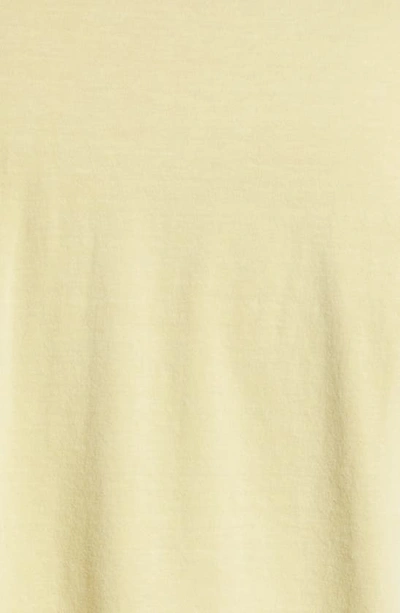 Shop Elwood Core Oversize Cotton Jersey T-shirt In Vintage Yellow