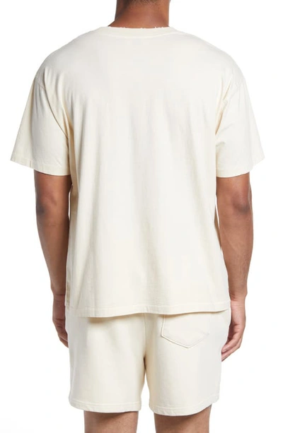 Shop Elwood Core Oversize Cotton Jersey T-shirt In Vintage Sand