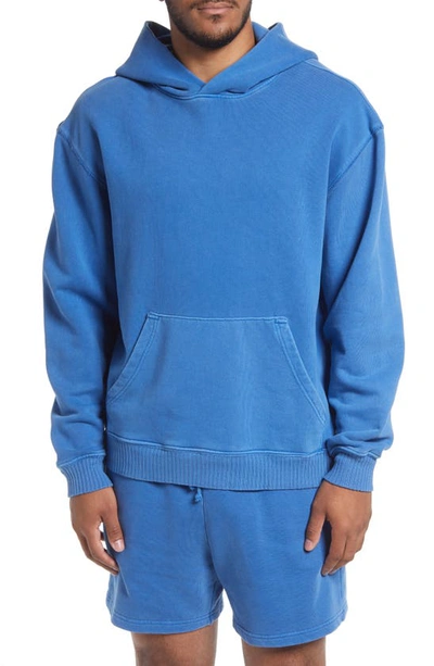 Shop Elwood Core Oversize French Terry Hoodie In Vintage Royal