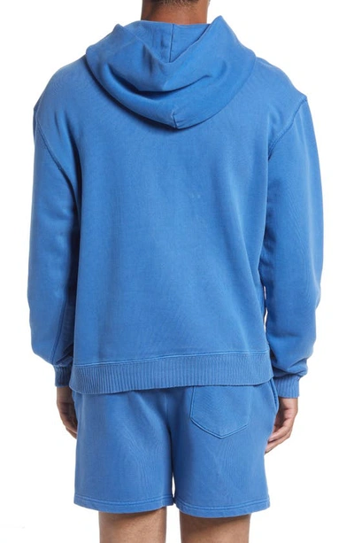 Shop Elwood Core Oversize French Terry Hoodie In Vintage Royal