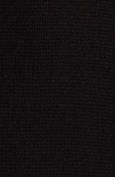 Shop Valentino Vlogo Chain Detail Cashmere Sweater In 0no Nero