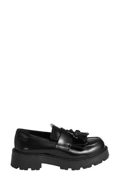 Shop Vagabond Shoemakers Cosmo 2.0 Platform Tassel Loafer In Black