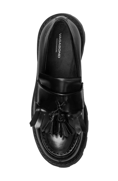 Shop Vagabond Shoemakers Cosmo 2.0 Platform Tassel Loafer In Black