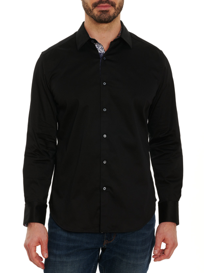 Shop Robert Graham Righteous 2 Long Sleeve Button Down Shirt In Black