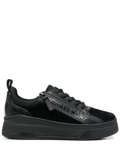 Michael Michael Kors Alex Flatform Low-top Sneakers In Schwarz | ModeSens