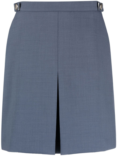 Shop Tommy Hilfiger A-line Tailored Skirt In Blue