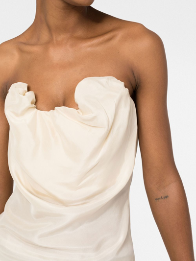 Totême Moulage Tube Top In Neutrals