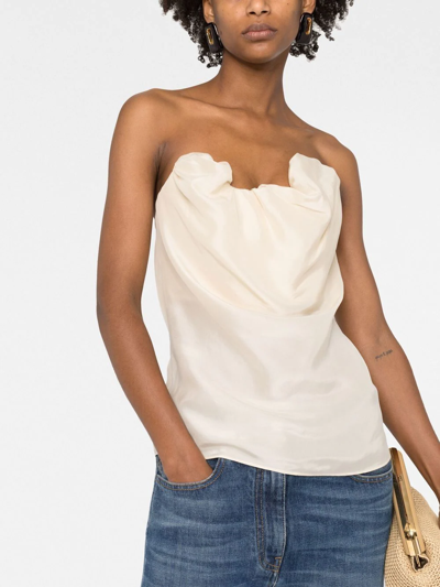 Totême Moulage Tube Top In Neutrals