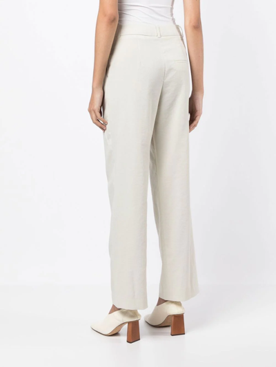 Shop Low Classic Cropped Tailored Trousers In Braun