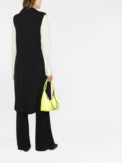Karl Lagerfeld Peak-lapels Double-breasted Vest In Schwarz