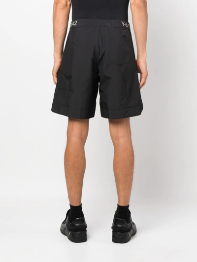 Shop A-cold-wall* Nephin Belted Bermuda Shorts In Schwarz