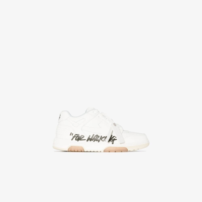 Shop Off-white White Out Of Office Leather Sneakers