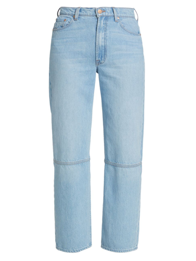 Shop Mother Women's Double Stack High-rise Seamed Ankle Jeans In Just A Nibble
