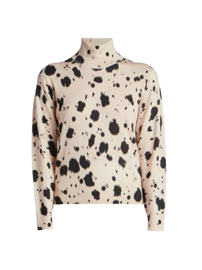 Shop Dries Van Noten Women's Nedal Dalmatian Sweater In Black