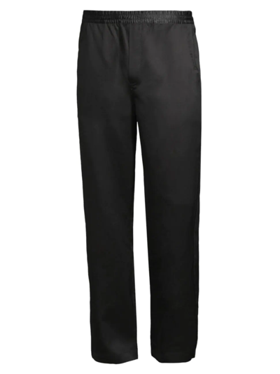 Shop Cdlp Men's Home Satin Trousers In Black
