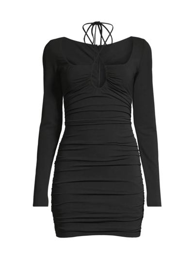 Shop Bec & Bridge Women's Myla Long-sleeve Minidress In Black