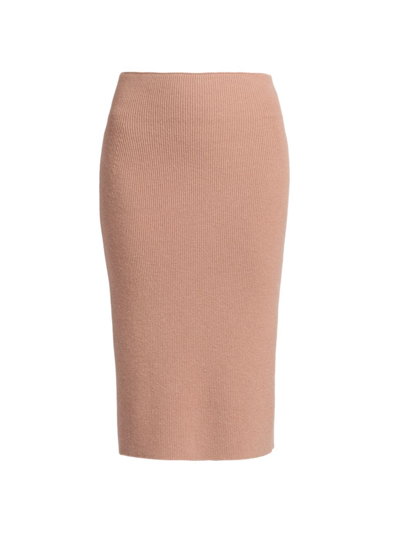 Shop Stella Mccartney Women's Corset Seam Midi-skirt In Blush
