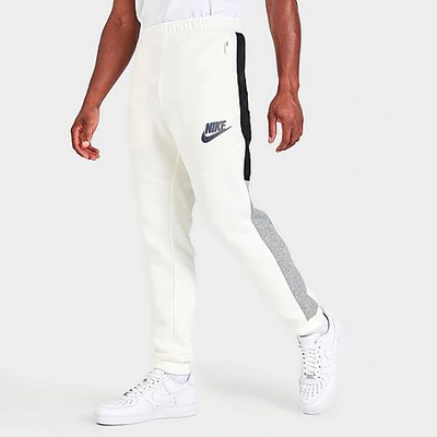 Nike Men's Sportswear Hybrid Fleece Jogger Pants In Sail/black/dark Grey  Heather/black | ModeSens