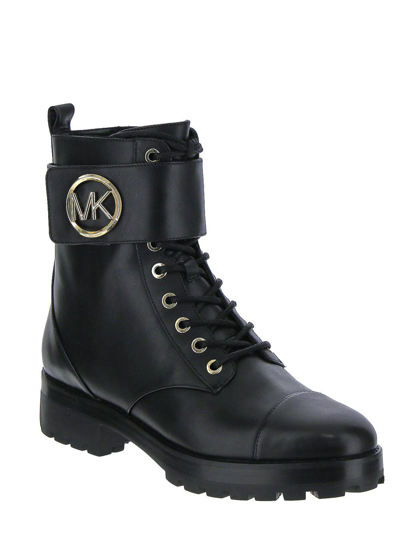 Shop Michael Michael Kors Tatum Ankle Boots In Black