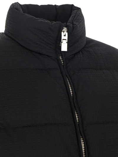 Shop Givenchy Logo Down Jacket In Black