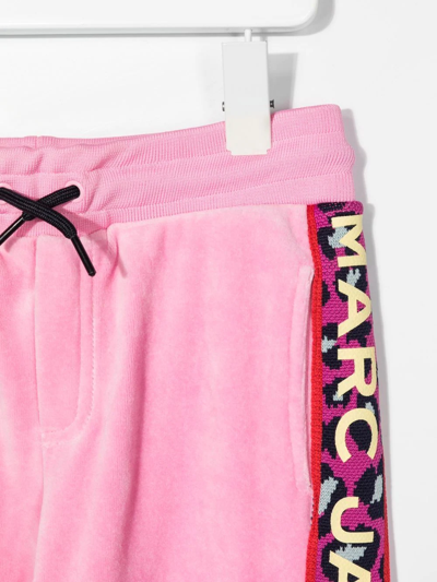 Shop The Marc Jacobs Logo-tape Track Pants In Pink