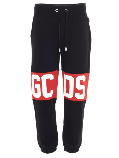 Shop Gcds Band Logo Sweatpants In Black