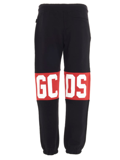 Shop Gcds Band Logo Sweatpants In Black