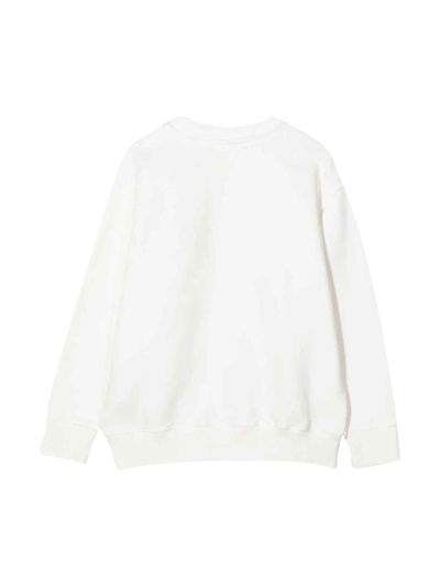 Shop Off-white Boy Sweatshirt With Print In Bianco