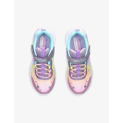 Skechers Little Girls S-lights: Unicorn Dreams Stay-put Casual Sneakers From Finish Line In Mult/other