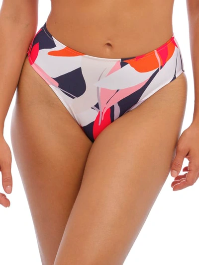 Shop Fantasie Almeria Mid Rise Bikini Bottom In Multi