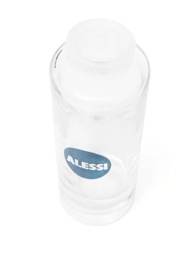 Shop Alessi Glass Condiment Set In White