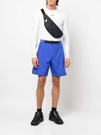 Shop A-cold-wall* Nephin Belted Bermuda Shorts In Blau
