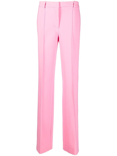Shop Blumarine Wide Leg Trousers In Pink