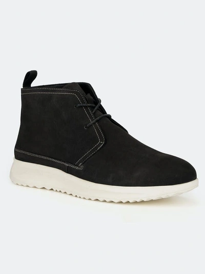 Shop Reserved Footwear New York Men's Baryon Chukka Boot In Black
