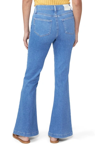 Shop Paige Genevieve High Waist Flare Jeans In Golden Years
