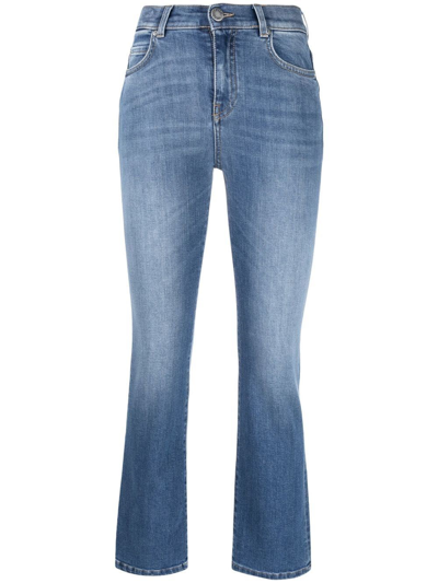 Shop Pinko `brenda 8` Bootcut Jeans In Blu